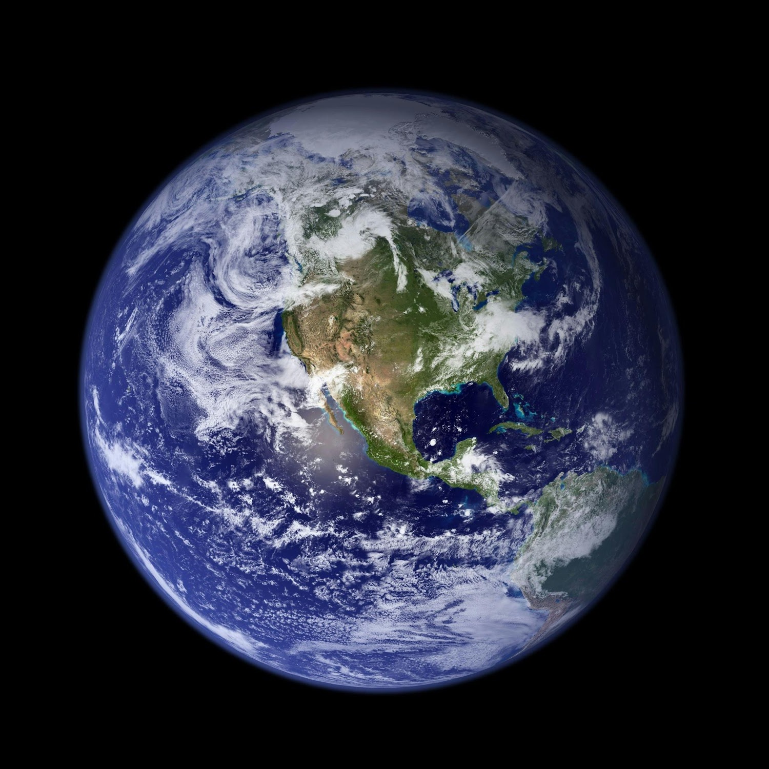 View of planet Earth from space